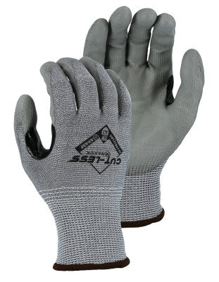 Cut-Less Korplex Glove with Polyurethane Palm, 13g, ANSI A7