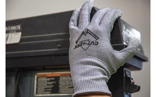 Cut-Less Korplex Glove with Polyurethane Palm, 13g, ANSI A7