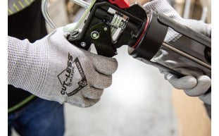 Cut-Less Korplex Glove with Polyurethane Palm, 13g, ANSI A7