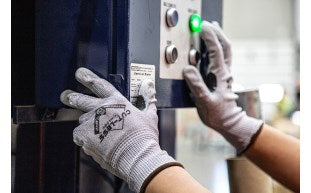 Cut-Less Korplex Glove with Polyurethane Palm, 13g, ANSI A7