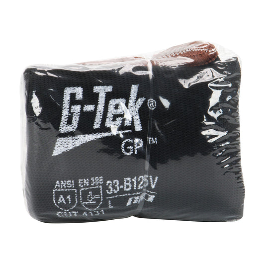 G-Tek® Seamless Knit Nylon Blend Glove with Polyurethane Coated Flat Grip on Palm & Fingers - Touchscreen & Vend-Ready