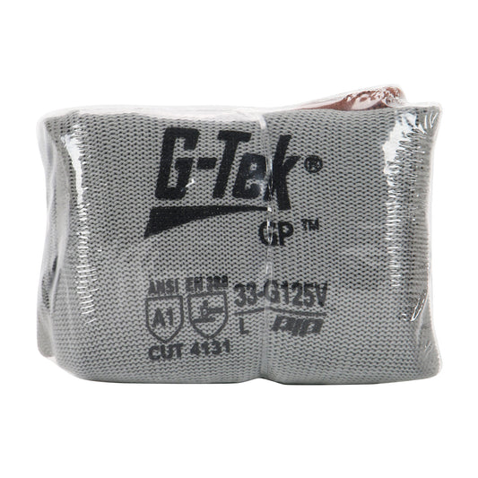 G-Tek® Seamless Knit Nylon Blend Glove with Polyurethane Coated Flat Grip on Palm & Fingers - Touchscreen & Vend-Ready