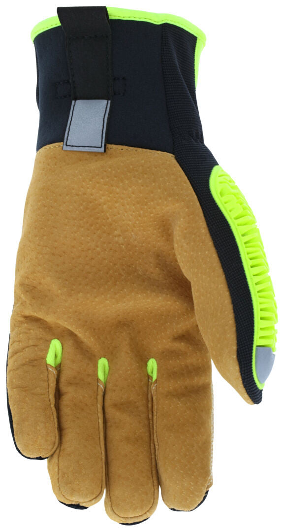 PD5931 - Predator® Impact Mechanics Gloves - Sasquatch® Leather Palm Work Gloves - TPR Back of Hand Protection - Cut, Abrasion, Tear, and Impact Resistant - TPR Back Provides Excellent Impact Protection