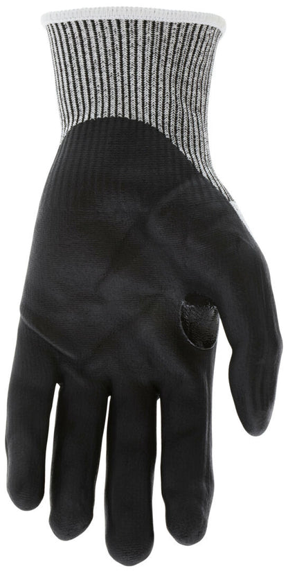 92754BP - MCR Safety CutPro® - 13 Gauge HyperMax® HPPE Shell - Cut Resistant Work Gloves - Bi-Polymer Coated Palm and Fingertips - Reinforced Thumb Crotch for Extended Glove Life