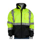 PIP® ANSI Type R Class 3 Value Black Bottom Bomber Jacket