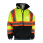 PIP 333-1745 ANSI Type R Class 3 Value Two-Tone, Black Bottom Bomber Jacket