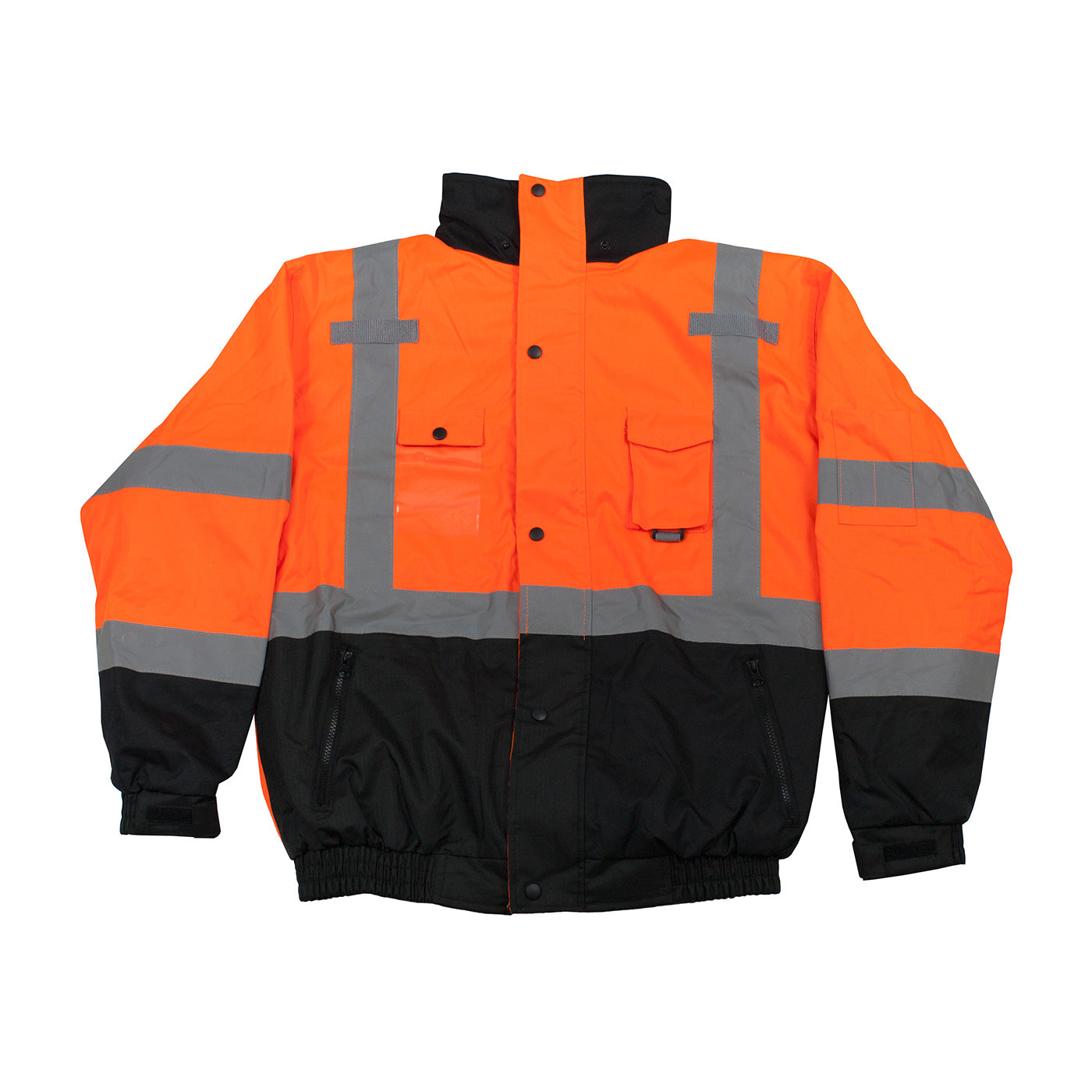 PIP® ANSI Type R Class 3 Rip Stop Premium Plus Bomber Jacket with Zip-Out Fleece Liner and "D" Ring Access