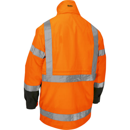 PIP Bisley 333M6375H ANSI Type R Class 3 Ripstop 5-in-1 Jacket with Class 2 Zip-Out Inner Jacket