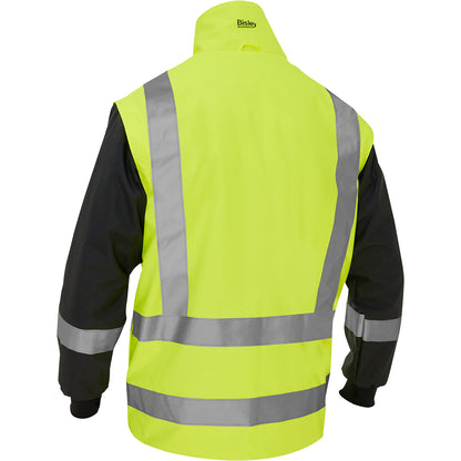 PIP Bisley 333M6375H ANSI Type R Class 3 Ripstop 5-in-1 Jacket with Class 2 Zip-Out Inner Jacket