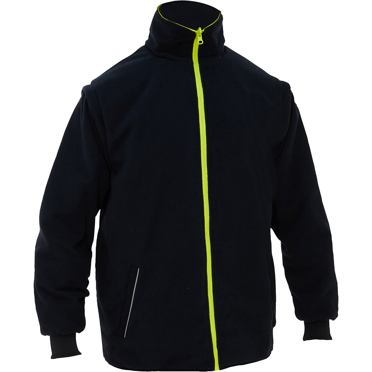 PIP Bisley 333M6375H ANSI Type R Class 3 Ripstop 5-in-1 Jacket with Class 2 Zip-Out Inner Jacket