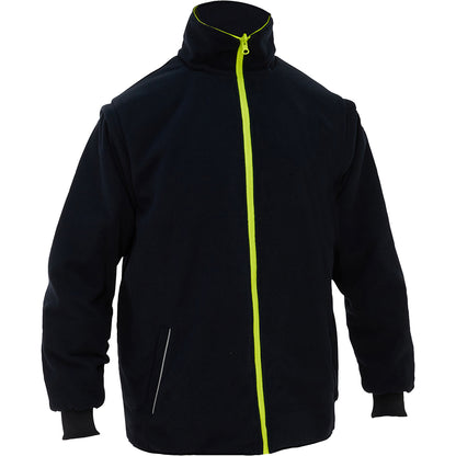 PIP Bisley 333M6375H ANSI Type R Class 3 Ripstop 5-in-1 Jacket with Class 2 Zip-Out Inner Jacket