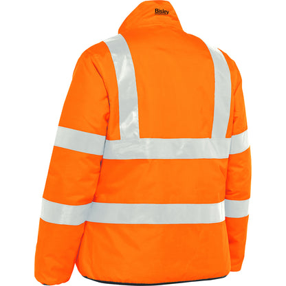 PIP Bisley 333W6350H ANSI Type R Class 3 Women's Contoured Reversible Puffer Jacket