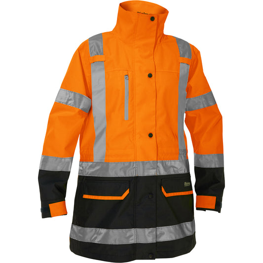 PIP Bisley 333W6375H ANSI Type R Class 3 Women's 5-in-1 Jacket with Class 2 Zip-Out Inner Jacket