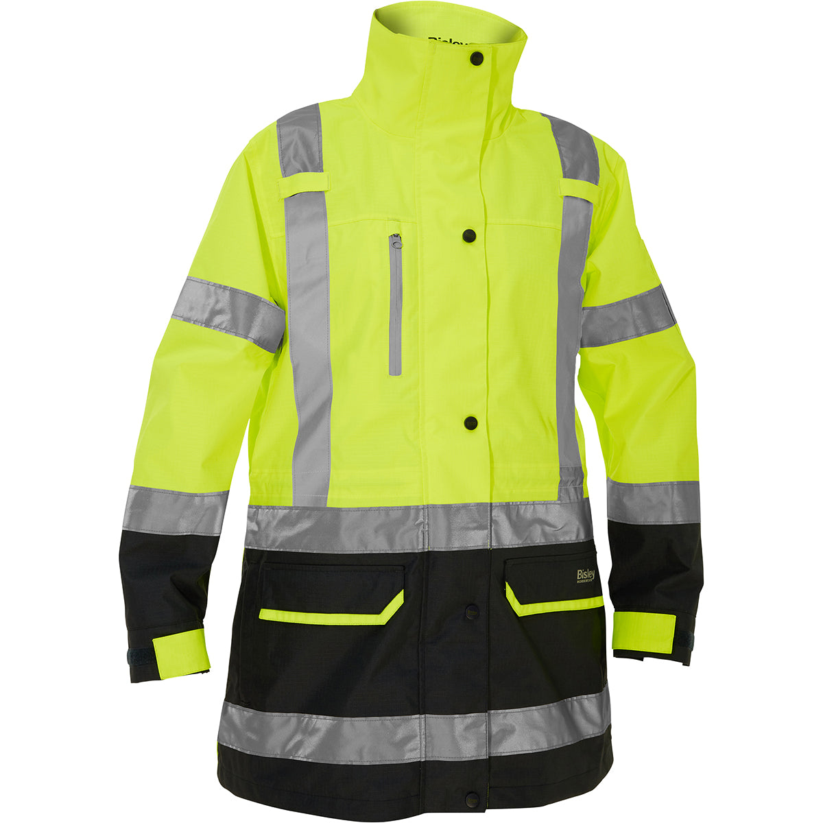 PIP Bisley 333W6375H ANSI Type R Class 3 Women's 5-in-1 Jacket with Class 2 Zip-Out Inner Jacket