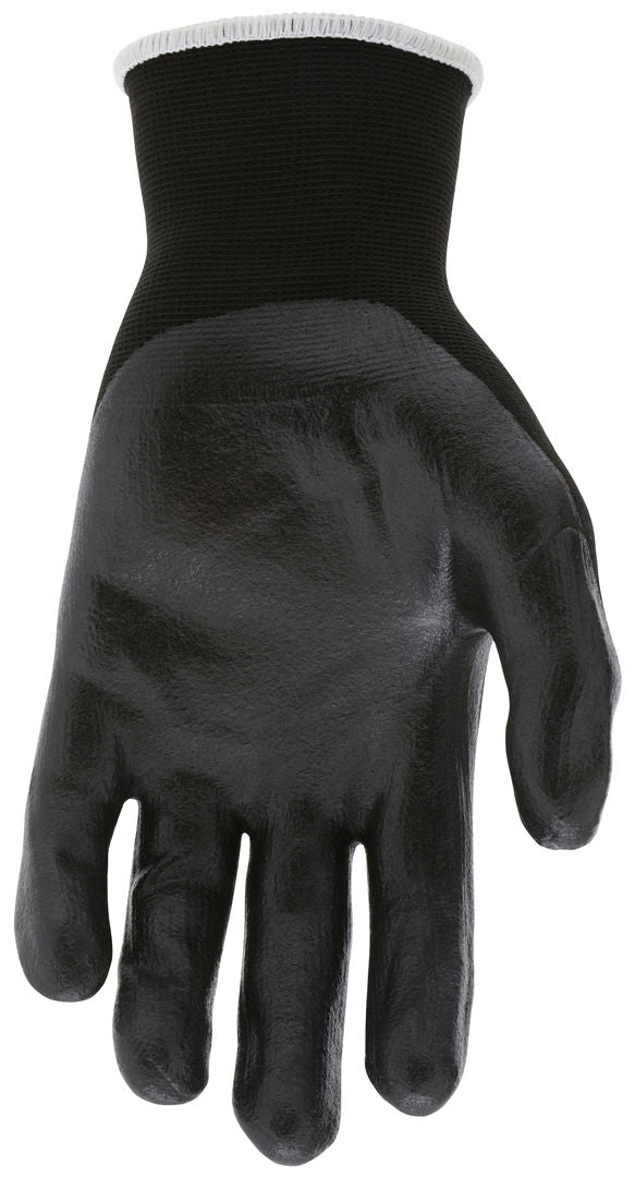 N9674 - Ninja® X Work Gloves - 15 Gauge Nylon / Lycra® Blended Shell - Bi-Polymer Coated Palm and Fingertips - Bi-Polymer Coating Achieves High Levels of Abrasion Resistance