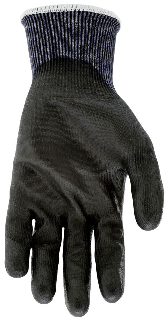 92738PU - MCR Safety CutPro® - 18 Gauge HyperMax® HPPE Shell - Cut, Abrasion, and Puncture Resistant - Polyurethane (PU) Coated Palm and Fingertips - Provides Superior Dexterity and Sense of Touch