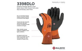 Majestic Glove 3398DLO/S Work Gloves product image