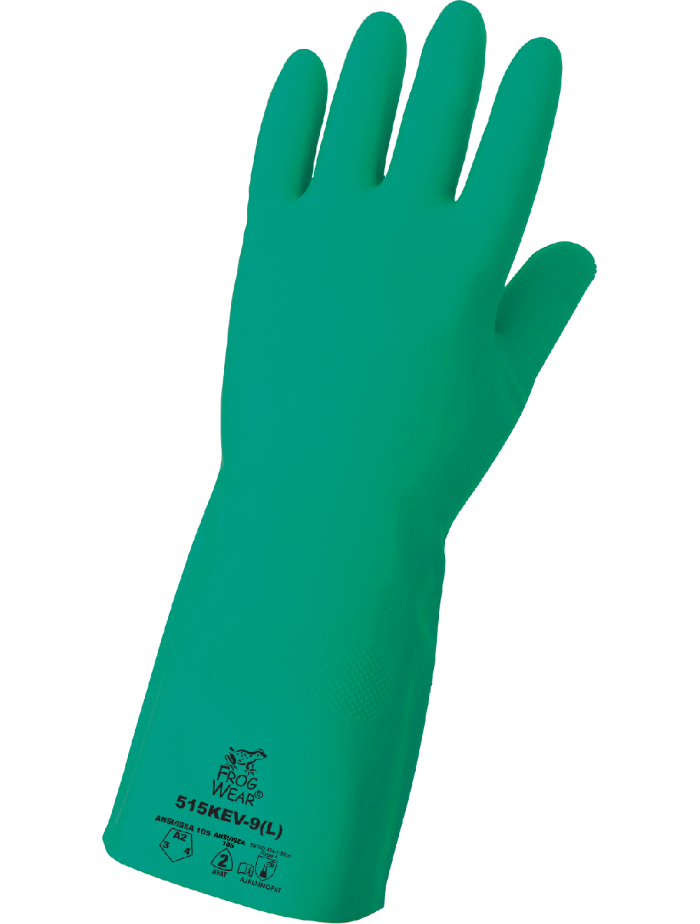 FrogWear® 515KEV Chemical Handling Gloves - cut level A2 - tan