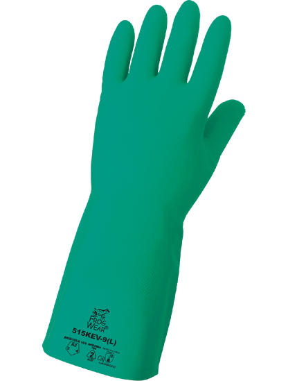 FrogWear® 515KEV Chemical Handling Gloves - cut level A2 - tan