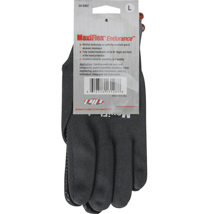 ATG 34-846T – Seamless Knit Nylon Glove with Nitrile Coated MicroFoam Grip on Full Hand - Micro Dot Palm - Hang Tagged