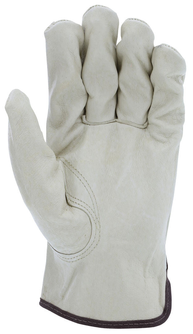 Grain Pigskin Driver Gloves, Select B Grade, Keystone Thumb, Unlined
