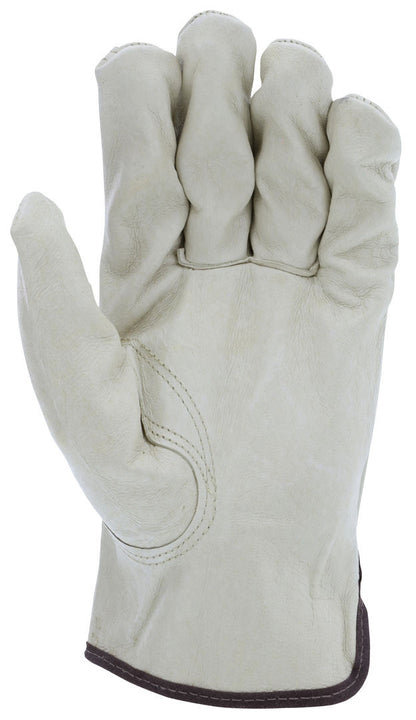 Grain Pigskin Driver Gloves, Select B Grade, Keystone Thumb, Unlined