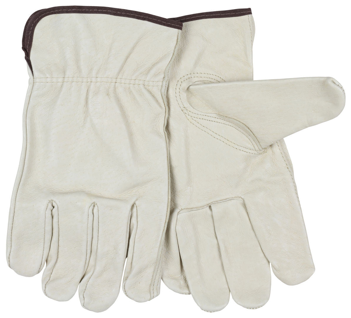 Grain Pigskin Driver Gloves, Select B Grade, Keystone Thumb, Unlined