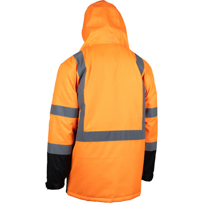 PIP® ANSI Type R Class 3 Value Coat with Quilted Insulation and Black Bottom