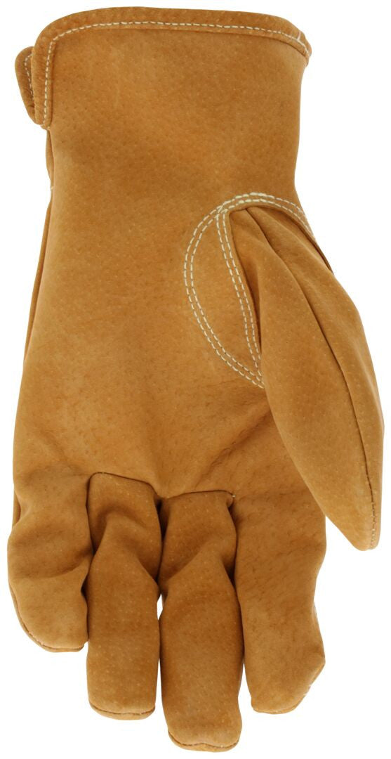 Sasquatch Split Leather Driver Gloves, Premium A+ Grade, Keystone Thumb