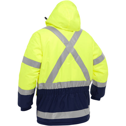 PIP Bisley 343M6450X ANSI Type R Class 3 Jacket with Navy Bottom and X-Back