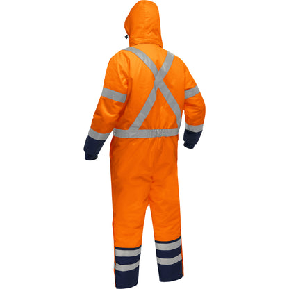 PIP Bisley 344M6453X ANSI Type R Class 3 Coverall with X-Back