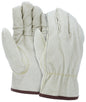 Grain Pigskin Leather Driver Gloves, Fleece Insulated, Keystone Thumb