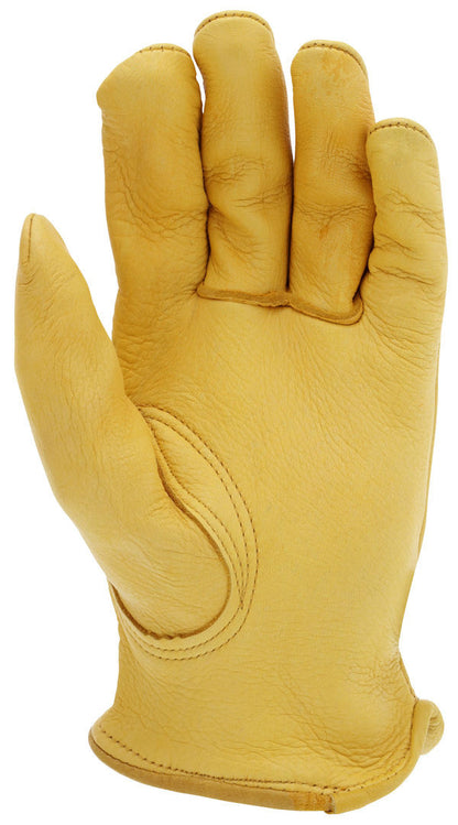 Deerskin Grain Leather Driver Gloves, Select B Grade, Keystone Thumb