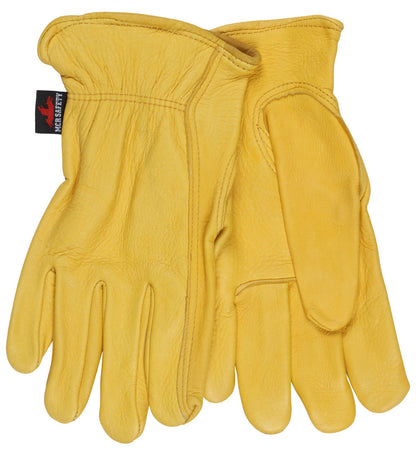 Deerskin Grain Leather Driver Gloves, Select B Grade, Keystone Thumb