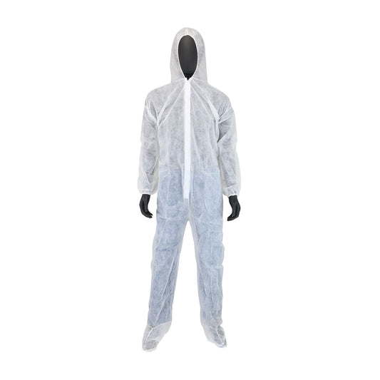 PIP® Standard Weight 20GSM SBP Coverall with Hood & Boot
