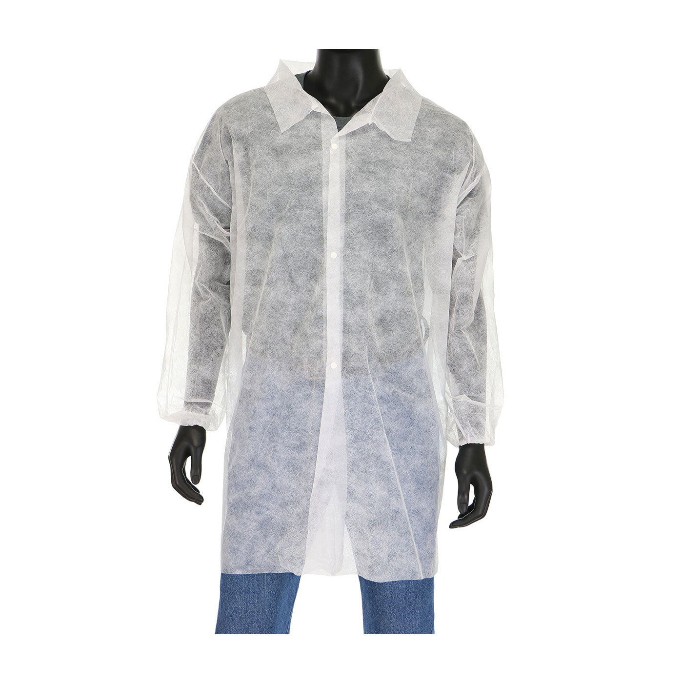 PIP® Standard Weight 20GSM SBP Lab Coat with Elastic Wrist - No pocket