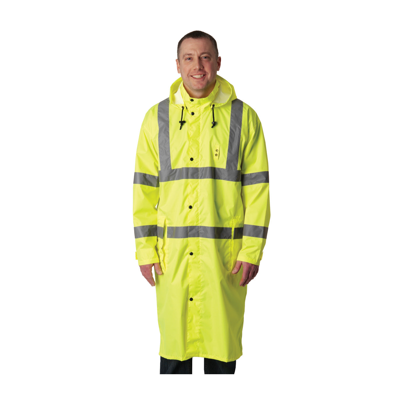 Viz™ ANSI Type R Class 3 Value All Purpose 48" Raincoat
