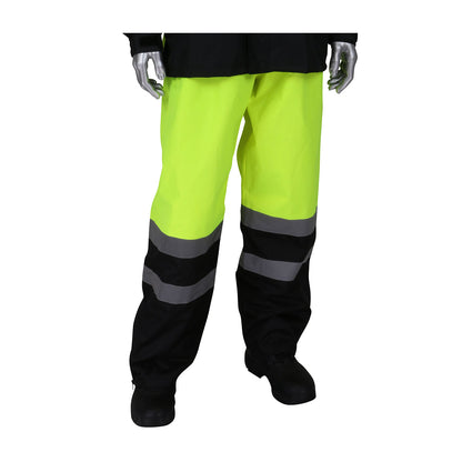 Viz™ ANSI Class E Value All Purpose Waterproof Pants with Black Bottoms
