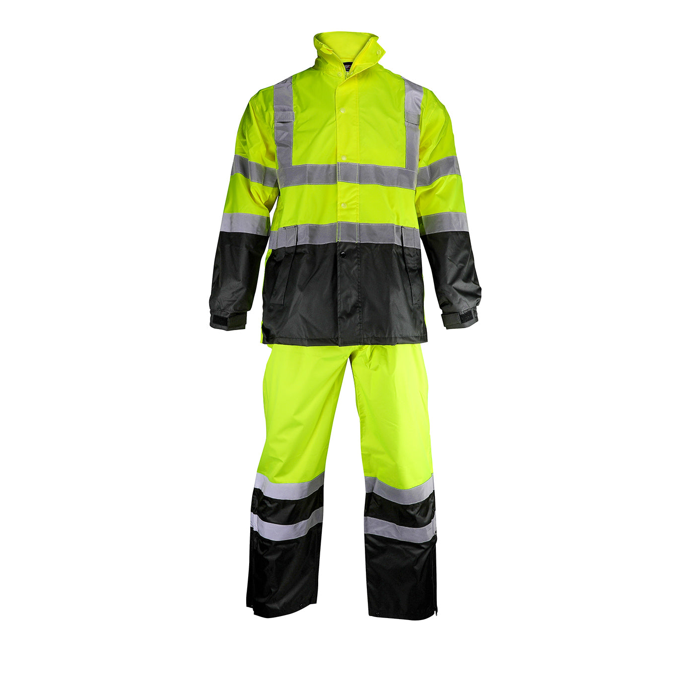 Viz™ ANSI Class E Value All Purpose Waterproof Pants with Black Bottoms