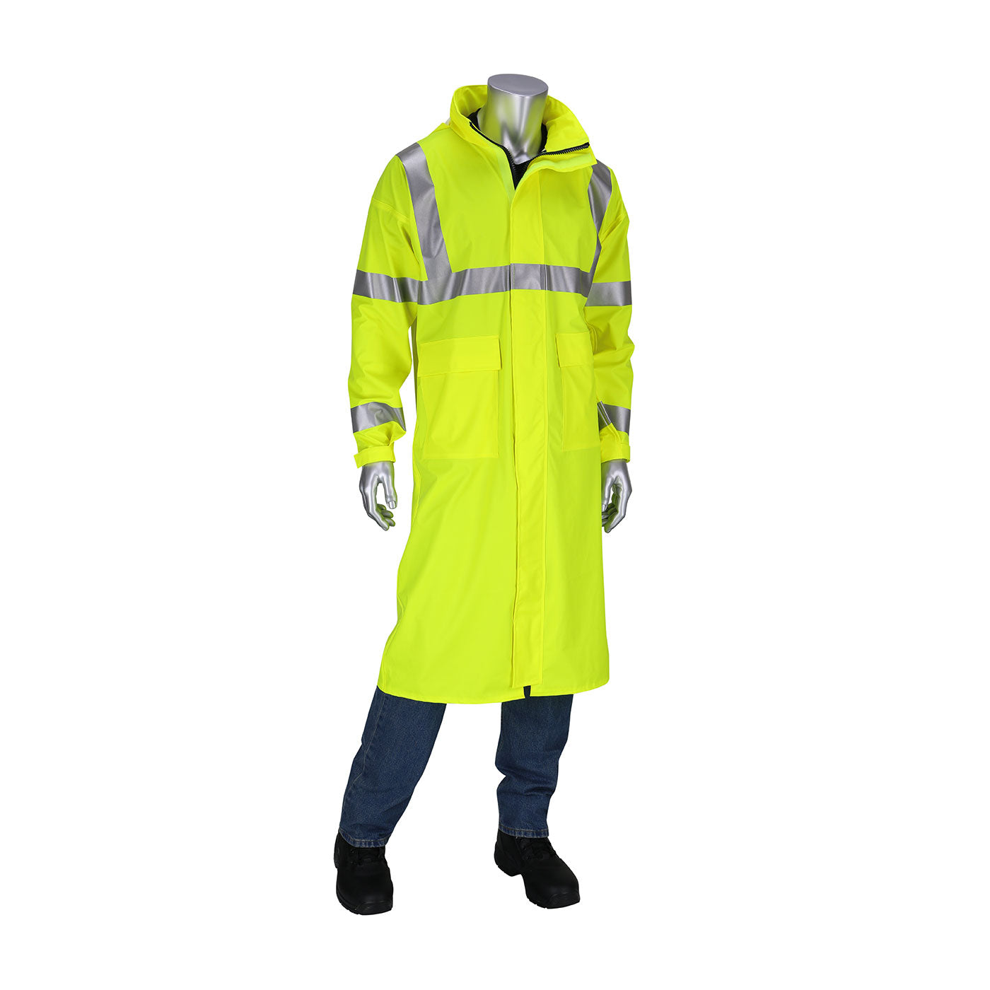 PIP® AR/FR ANSI Type R Class 3 Value All Purpose 48" Raincoat