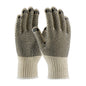 PIP® Regular Weight Seamless Knit Cotton/Polyester Glove with PVC Dotted Grip - Double-Sided