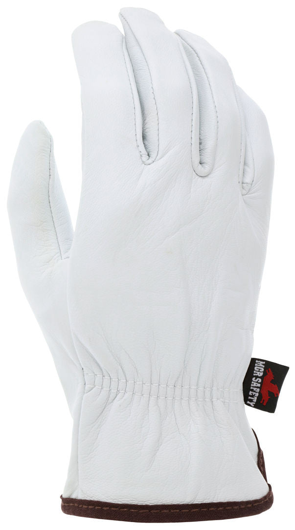 Grain Goatskin Leather Driver Gloves, Premium A Grade, Straight Thumb
