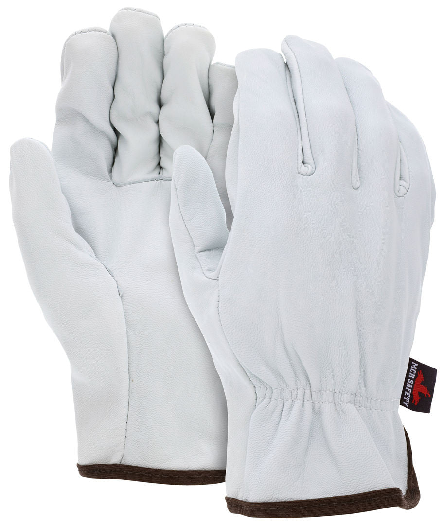 Grain Goatskin Leather Driver Gloves, Select B Grade, Straight Thumb