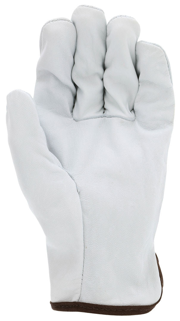 Grain Goatskin Leather Driver Gloves, Select B Grade, Straight Thumb