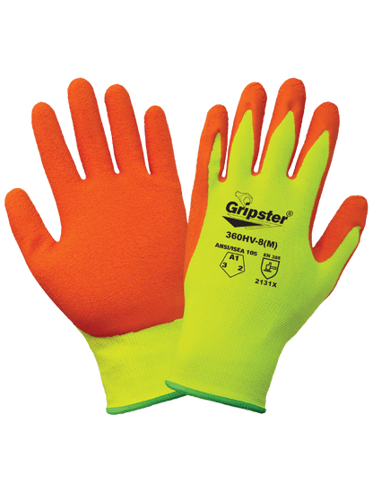 Global 360HV-7 Chemical Handling Gloves - cut level A1 - orange