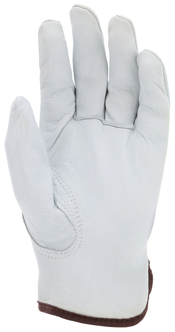 Grain Goatskin Leather Driver Gloves, Premium A Grade, Keystone Thumb