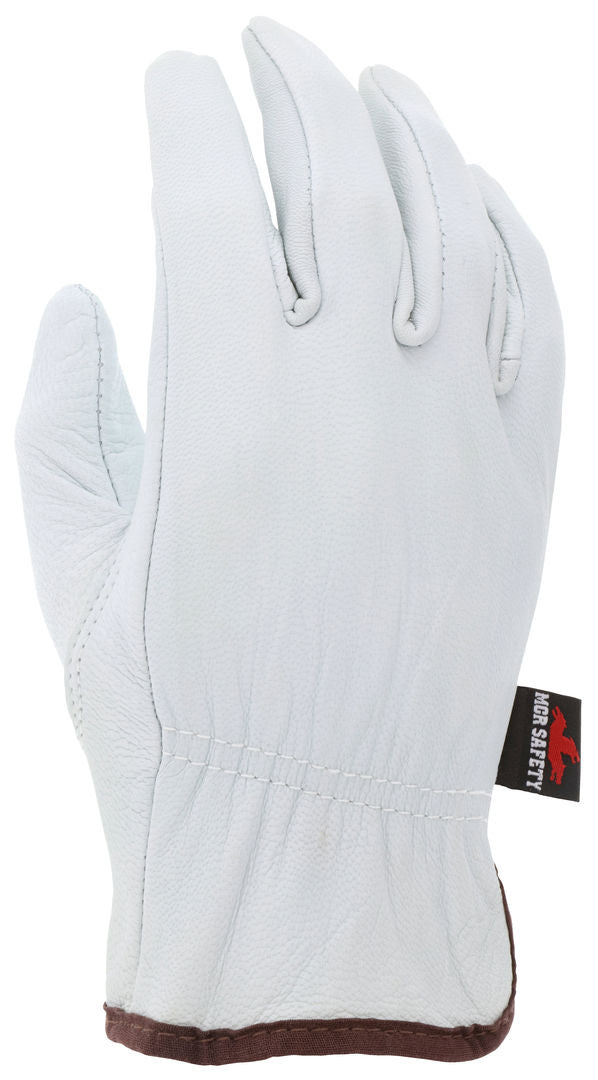 Grain Goatskin Leather Driver Gloves, Premium A Grade, Keystone Thumb
