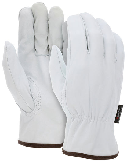 Goatskin Leather Driver Gloves, Select Grain, Keystone Thumb