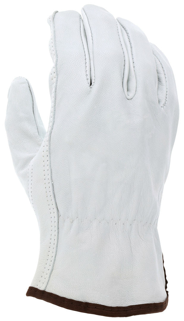 Grain Goatskin Driver Gloves, Keystone Thumb, Open Cuff