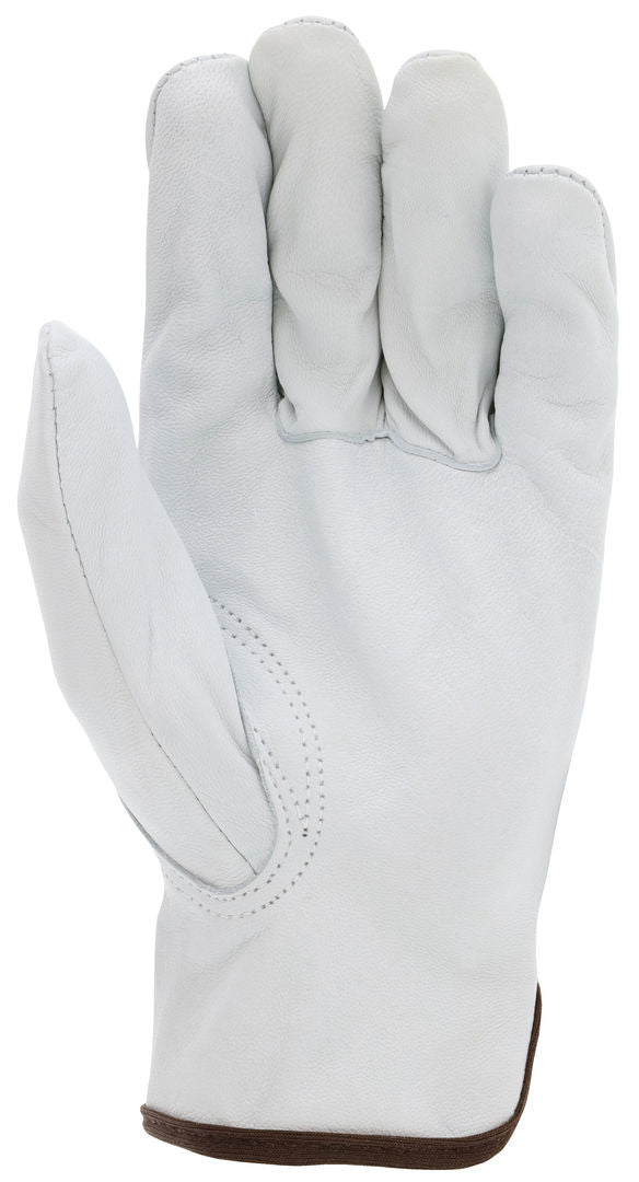Goatskin Leather Driver Gloves, Select Grain, Keystone Thumb